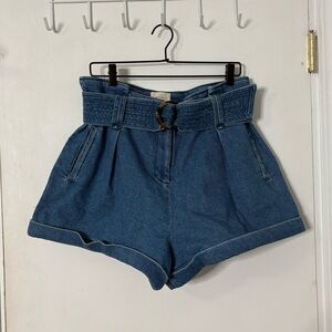 Sezane Rome Shorts Deep Blue Size 44/ US 12